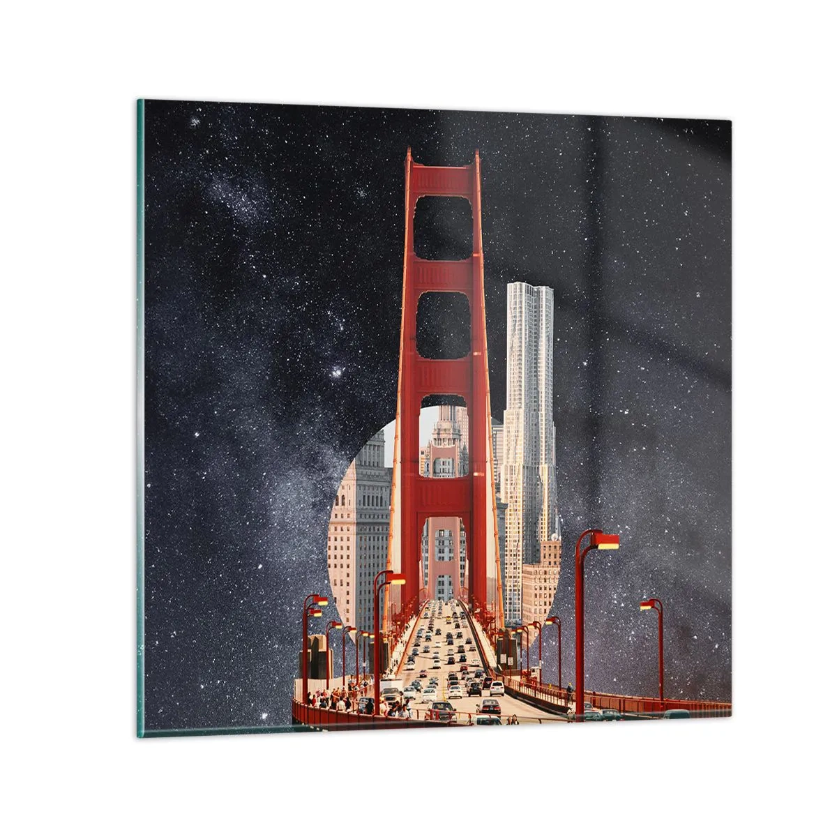 Impression sur verre - Image sur verre - Toujours au centre - 60x60 cm