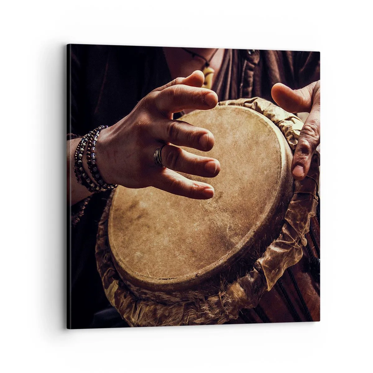 Impression sur toile - Image sur toile - Au rythme du coeur - 70x70 cm