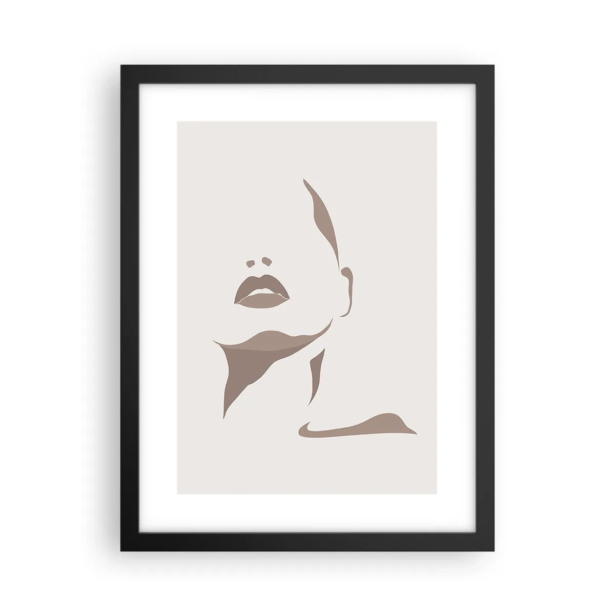 Affiche dans un cadre noir - Poster - Fait de lumière et d'ombre - 30x40 cm