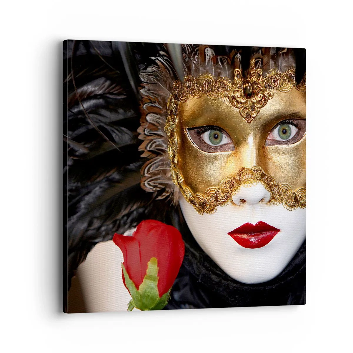 Impression sur toile - Image sur toile - Parce que la vie est un grand bal - 40x40 cm