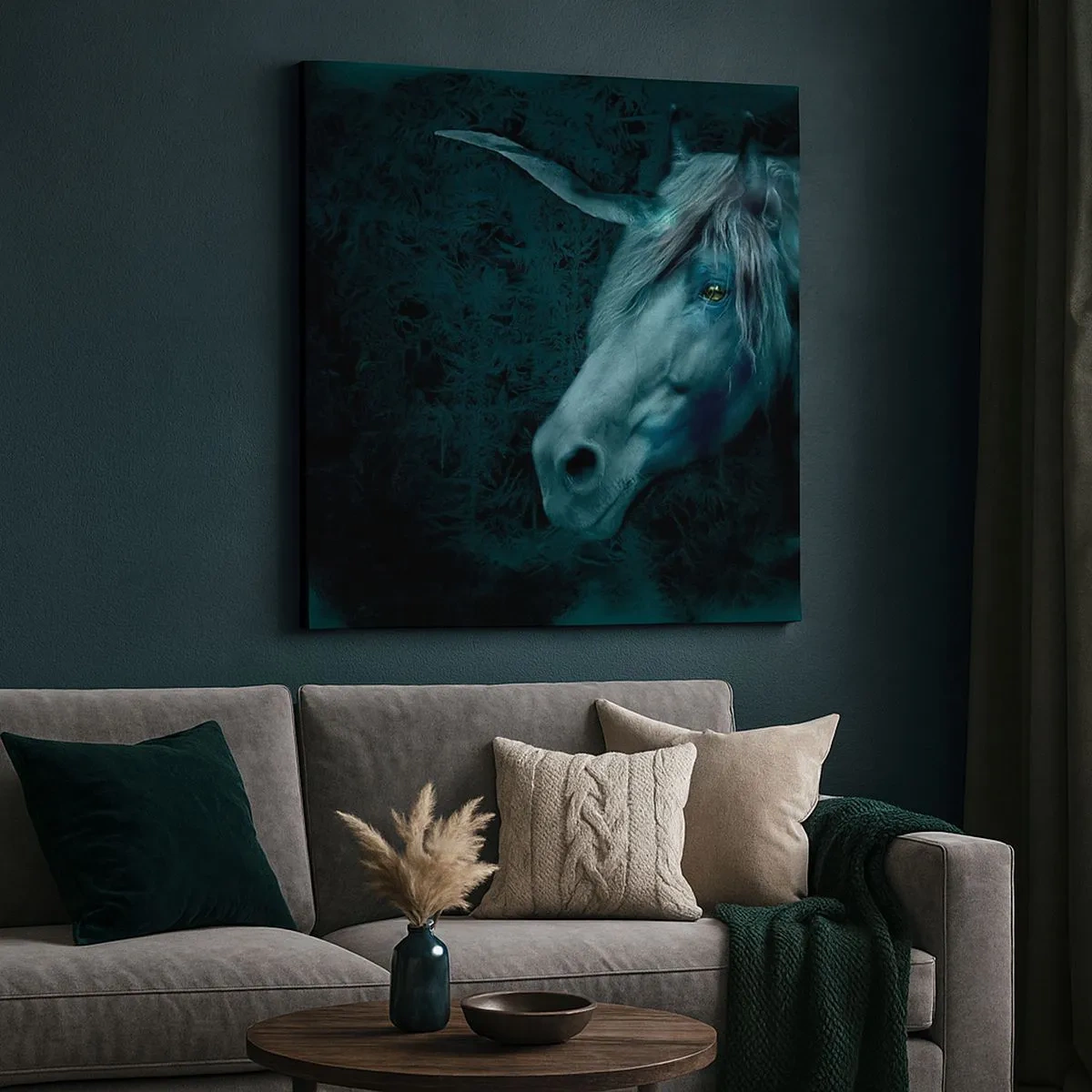 Impression sur toile - Image sur toile - Dans une forêt de conte de fées - 30x30 cm