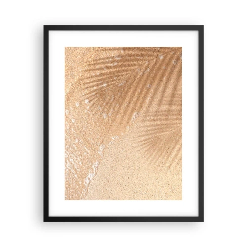Affiche dans un cadre noir - Poster - Ombre d'un été chaud - 40x50 cm