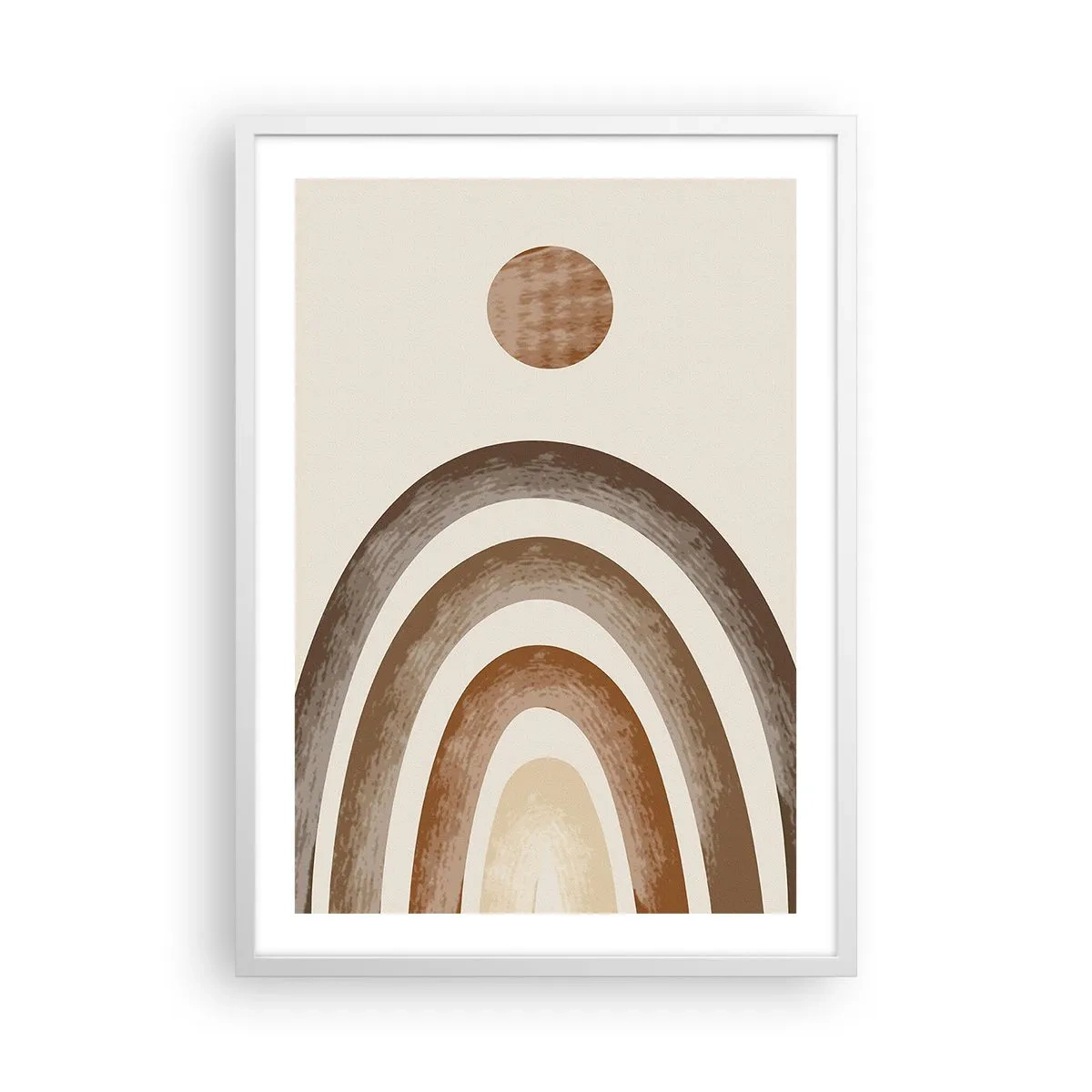 Affiche dans un cadre blanc - Poster - Dans une galaxie lointaine - 50x70 cm