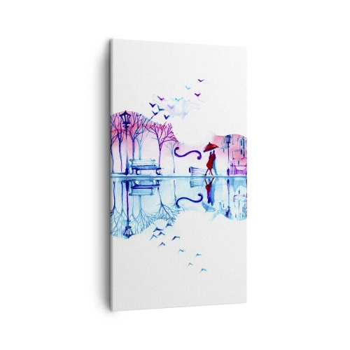 Impression sur toile - Image sur toile - Je vous apporterai de cantiques de pluie - 45x80 cm