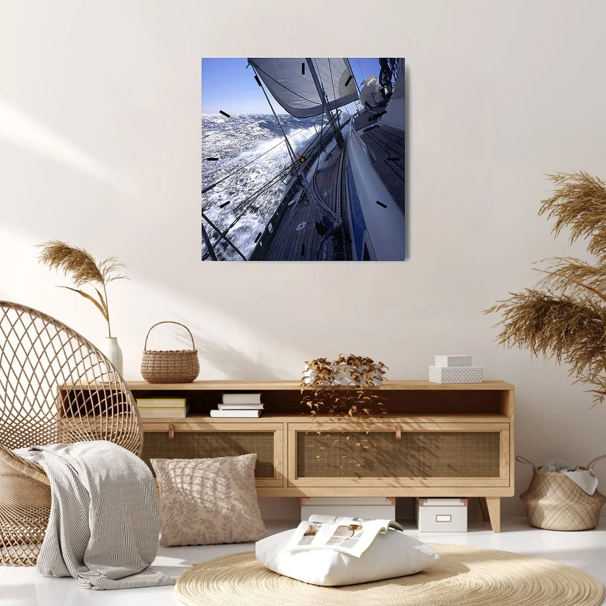 Horloge murale - Pendule murale - Je sais ce que c'est d'être un oiseau - 30x30 cm