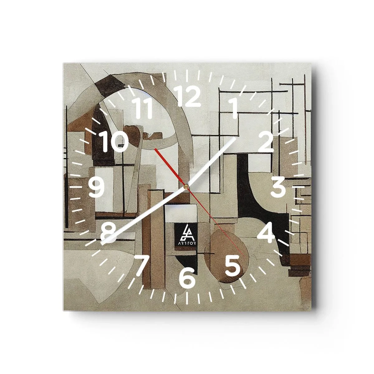 Horloge murale - Pendule murale - Paysage urbain 2.0 - 30x30 cm