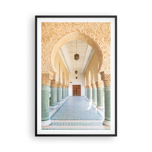 Affiche dans un cadre noir - Poster - D'après les histoires de Shéhérazade - 61x91 cm