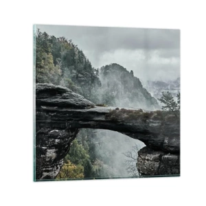 Impression sur verre - Image sur verre - L'aventure est sur le point de commencer - 40x40 cm