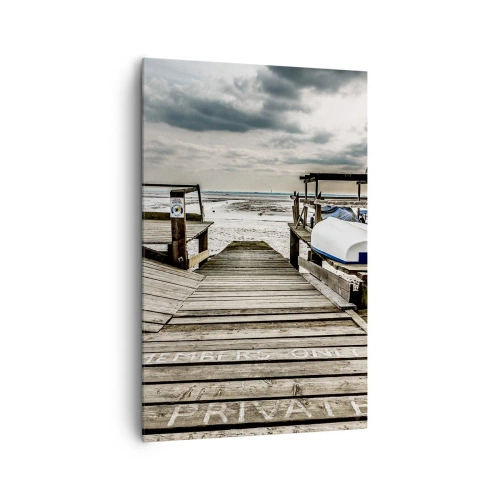 Impression sur toile - Image sur toile - Plage de minuit - 80x120 cm