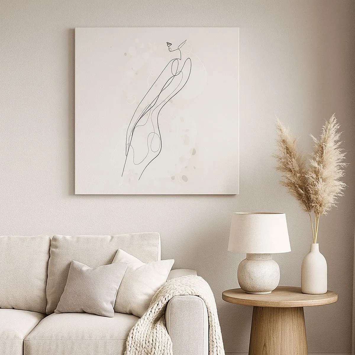 Impression sur toile - Image sur toile - Trompe l'oeil - 30x30 cm