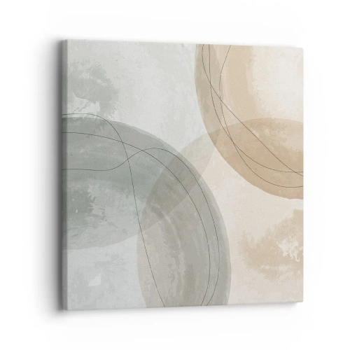 Impression sur toile - Image sur toile - Mondes pénétrants - 30x30 cm