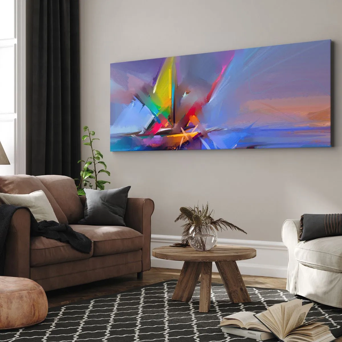Impression sur toile - Image sur toile - Hélices comme un oiseau - 100x40 cm