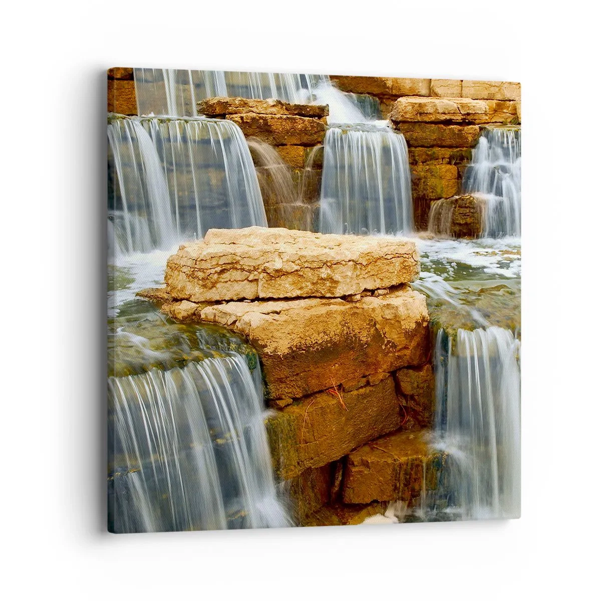 Impression sur toile - Image sur toile - Escalier vers le ciel - 40x40 cm