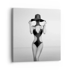 Impression sur toile - Image sur toile - Mon prénom? Élégance - 30x30 cm