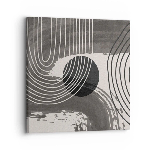 Impression sur toile - Image sur toile - L'ovale gagne - 30x30 cm