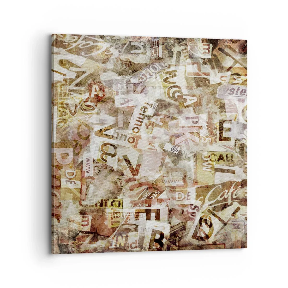 Impression sur toile - Image sur toile - J'unifie le bavardage - 70x70 cm