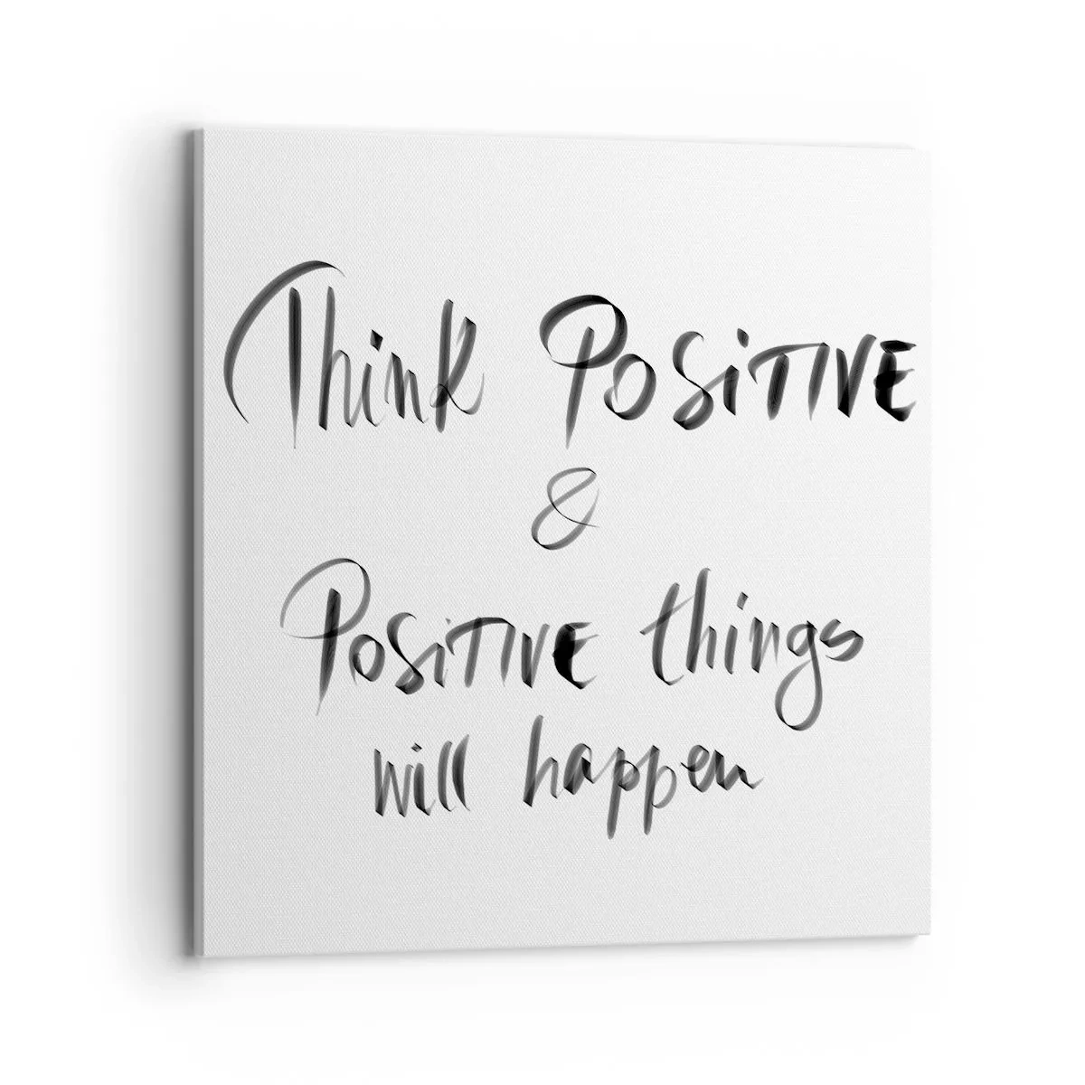 Impression sur toile - Image sur toile - Comment vivre? - 70x70 cm