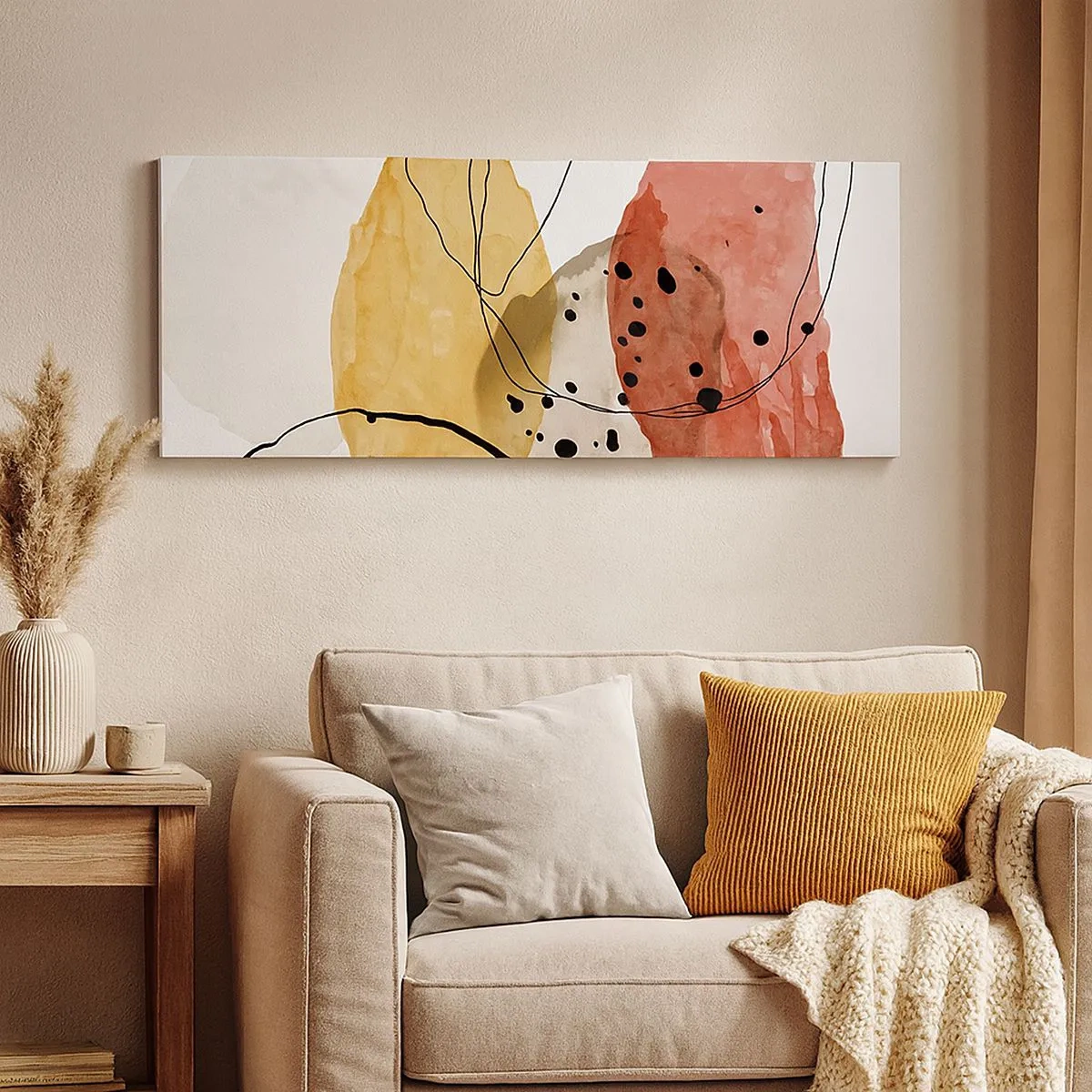 Impression sur toile - Image sur toile - Léger et transparent comme l'air - 100x40 cm