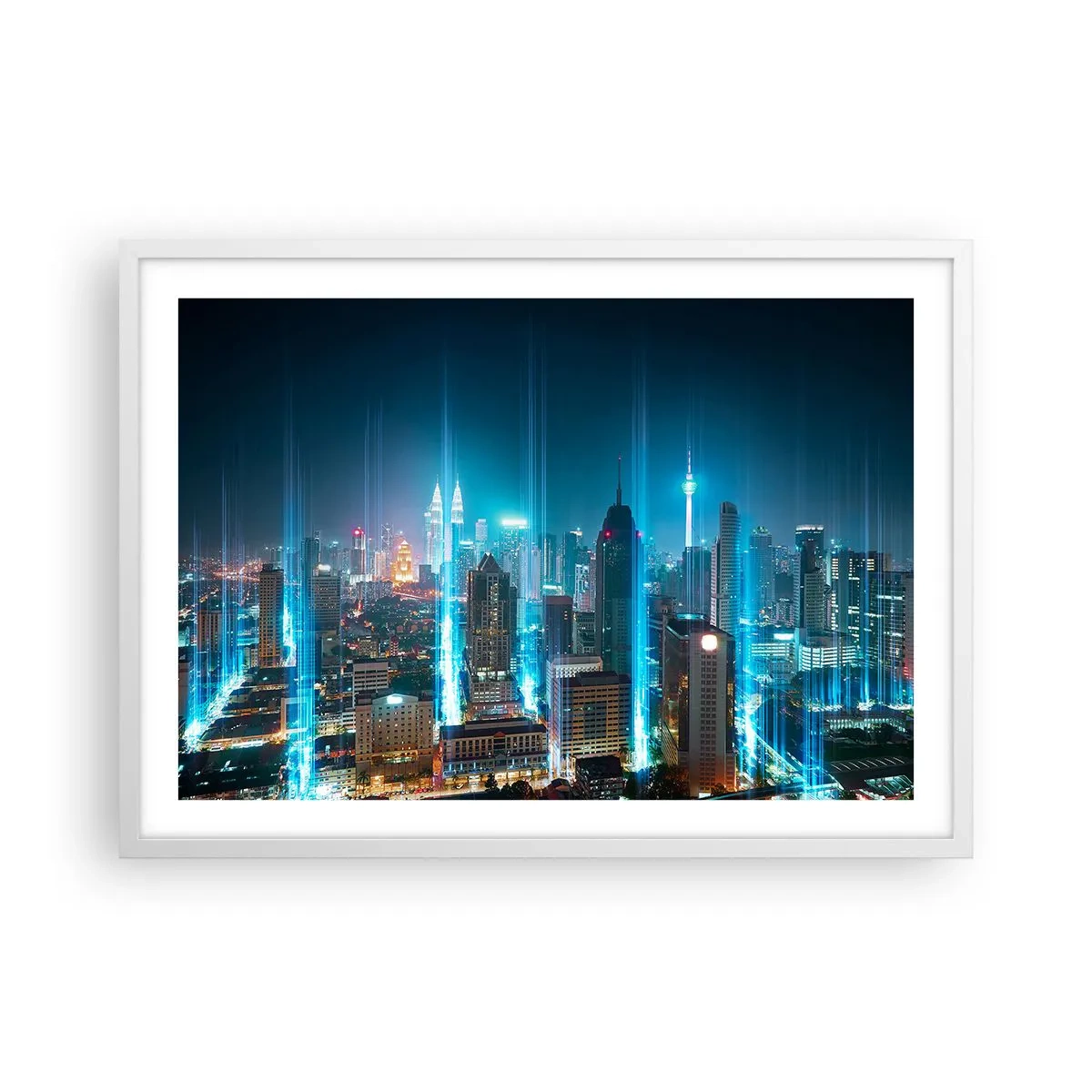Affiche dans un cadre blanc - Poster - À Berlin au paradis - 70x50 cm