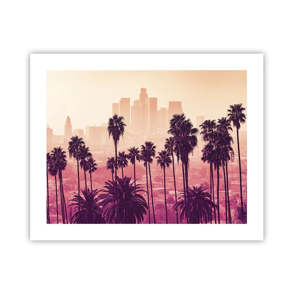 Affiche - Poster - Paysage californien - 50x40 cm