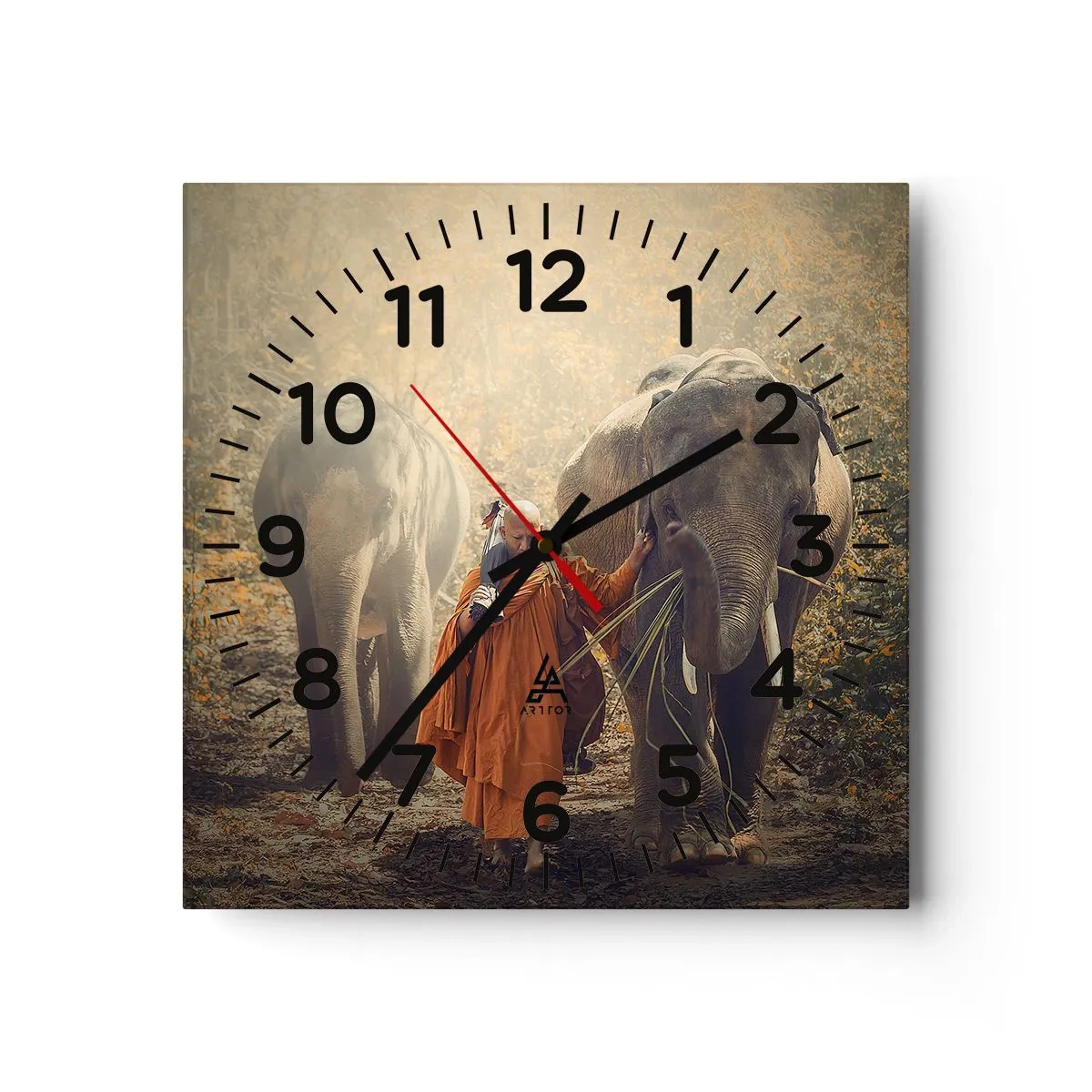 Horloge murale - Pendule murale - Compréhension totale - 30x30 cm