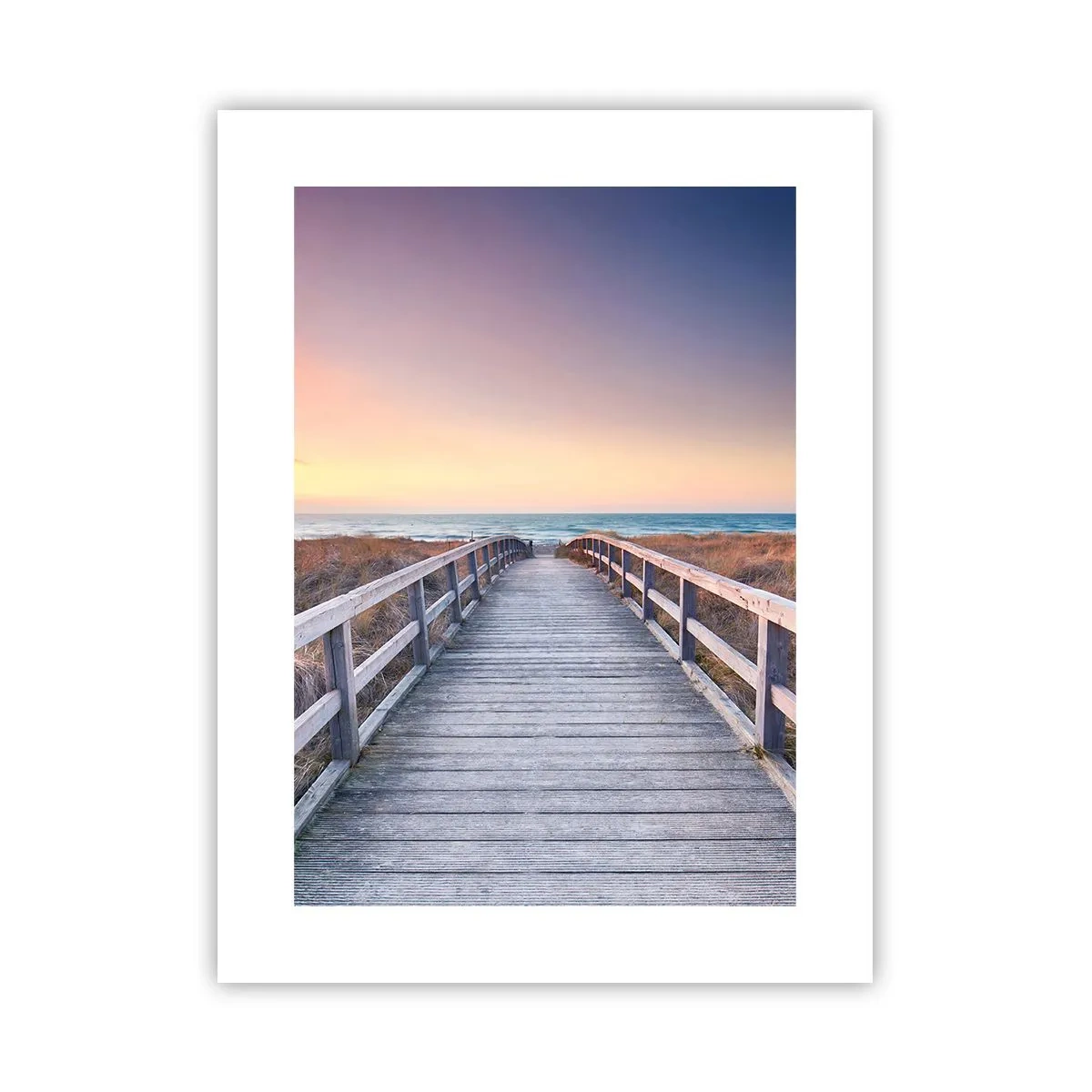 Affiche - Poster - Aurore baltique du soir - 30x40 cm