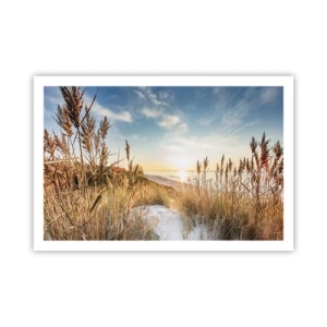 Affiche - Poster - Plage du nord - 91x61 cm