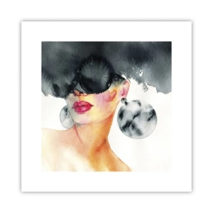 Affiche - Poster - Secret de l'élégance - 30x30 cm