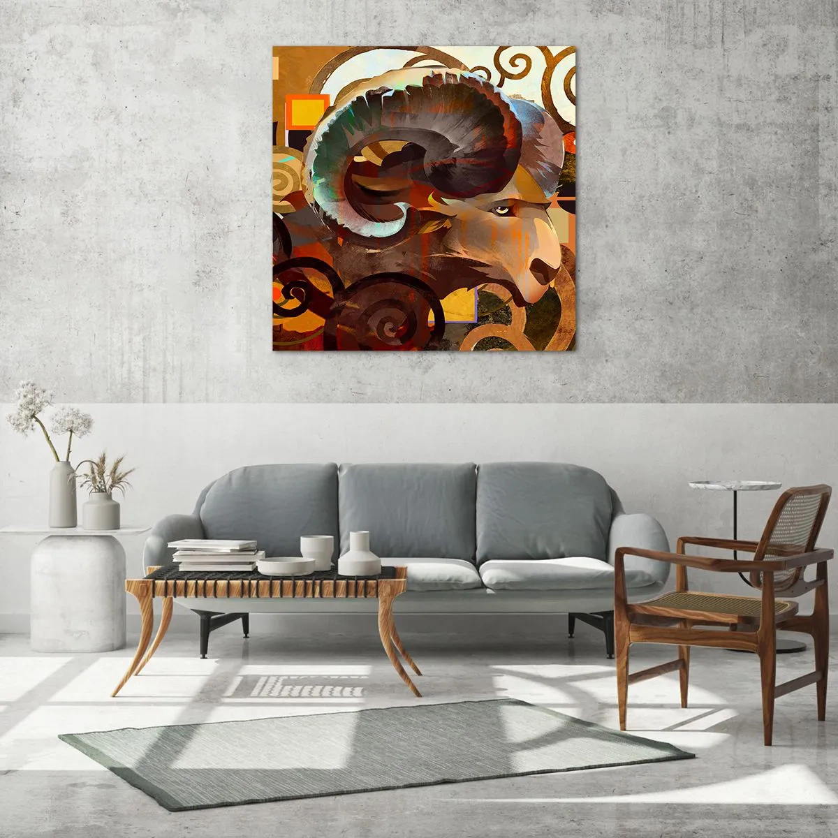 Impression sur verre - Image sur verre - Magie - religions - rituels - 40x40 cm