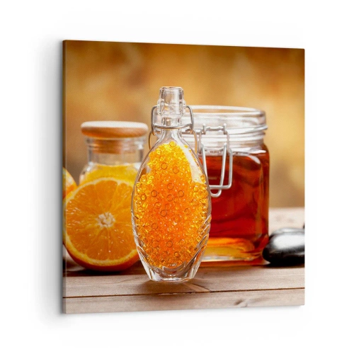 Impression sur toile - Image sur toile - Saveurs et arômes ensoleillés - 50x50 cm