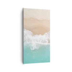 Impression sur toile - Image sur toile - Caresse de l'océan - 65x120 cm