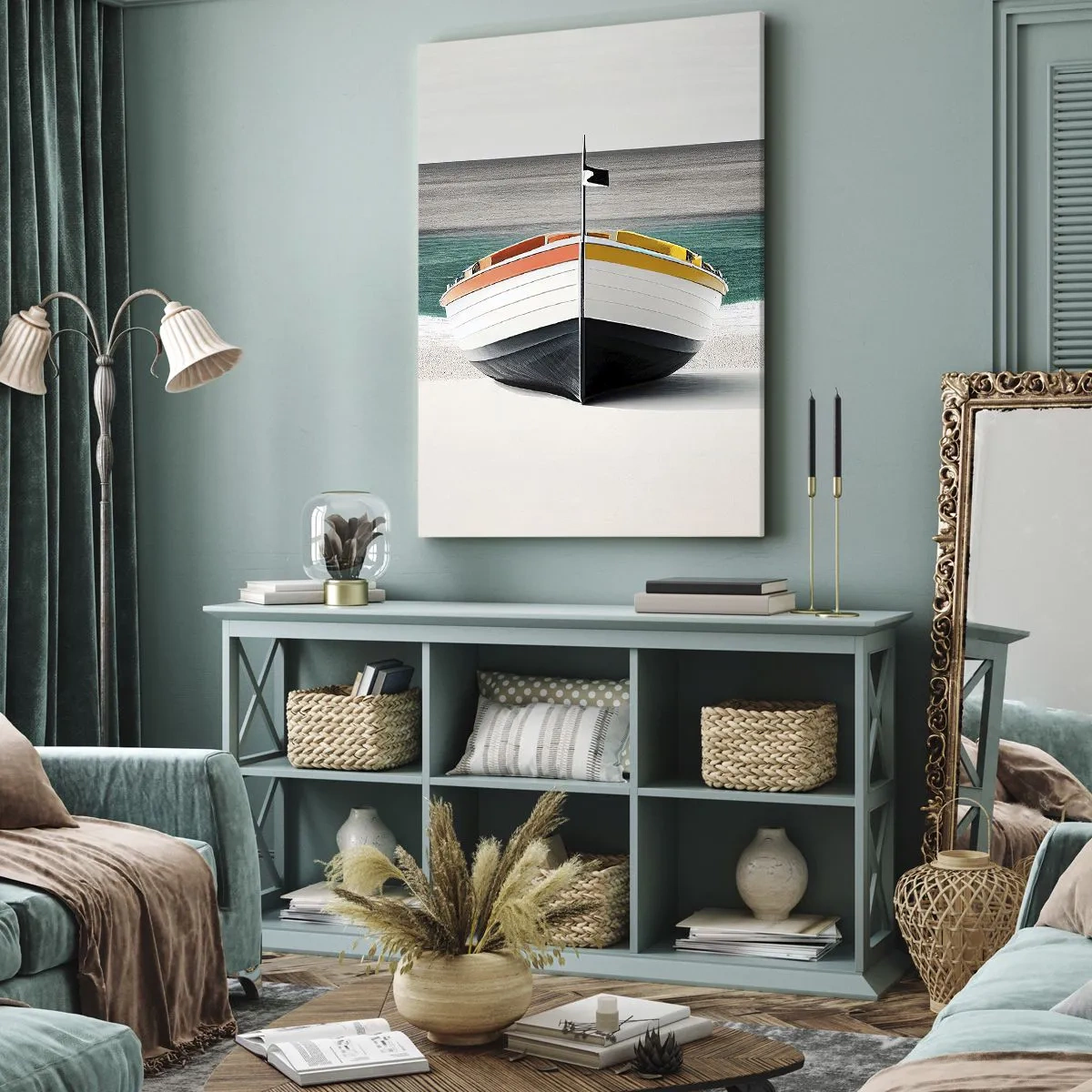 Impression sur toile - Image sur toile - A sa place - 45x80 cm