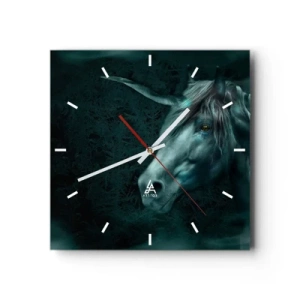 Horloge murale - Pendule murale - Dans une forêt de conte de fées - 40x40 cm