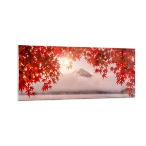 Impression sur verre - Image sur verre - Dans le climat japonais - 100x40 cm