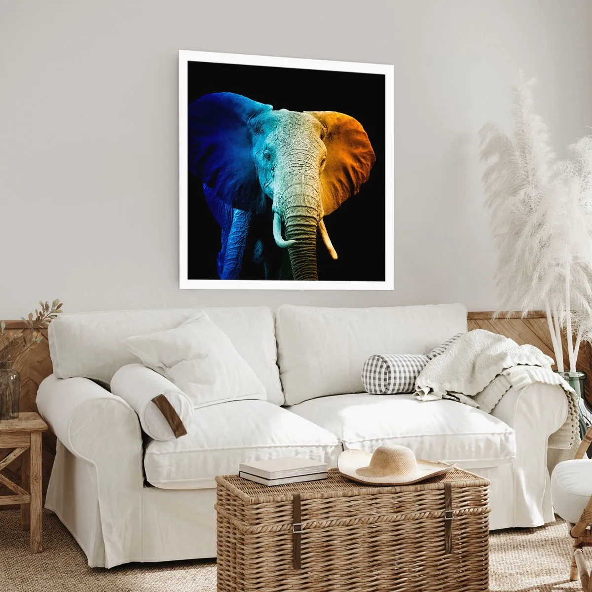 Affiche - Poster - Excentrique, pas bizarre - 60x60 cm