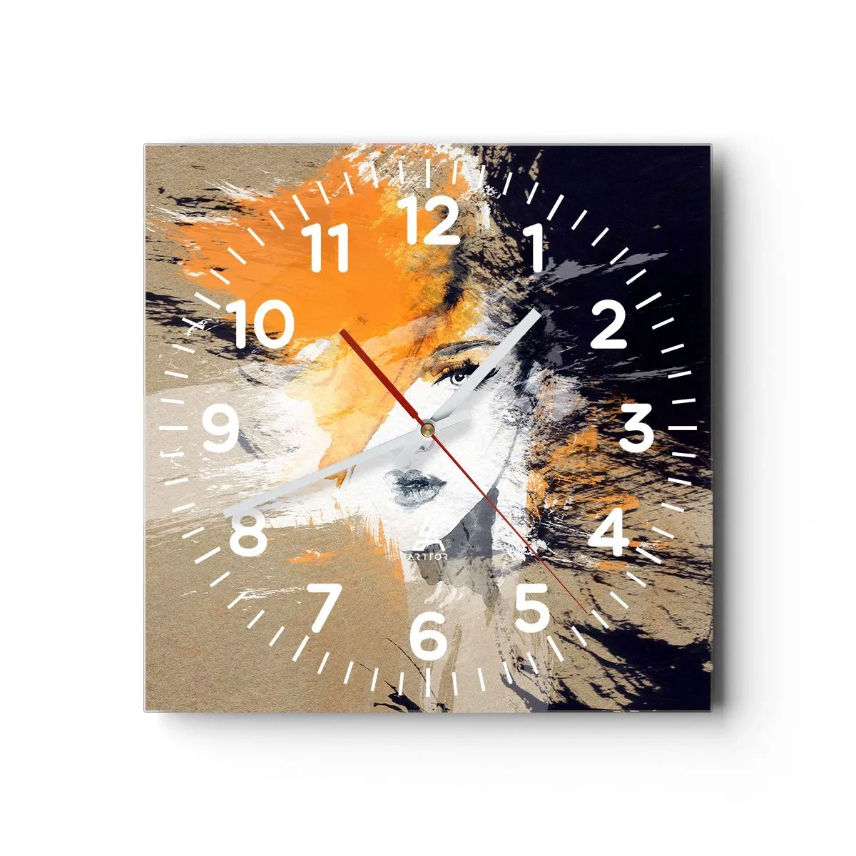 Horloge murale - Pendule murale - Et la lumière fut - 30x30 cm