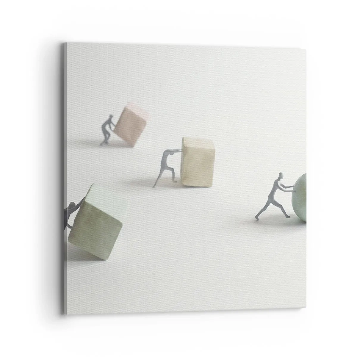 Impression sur toile - Image sur toile - Rien que la vie - 70x70 cm