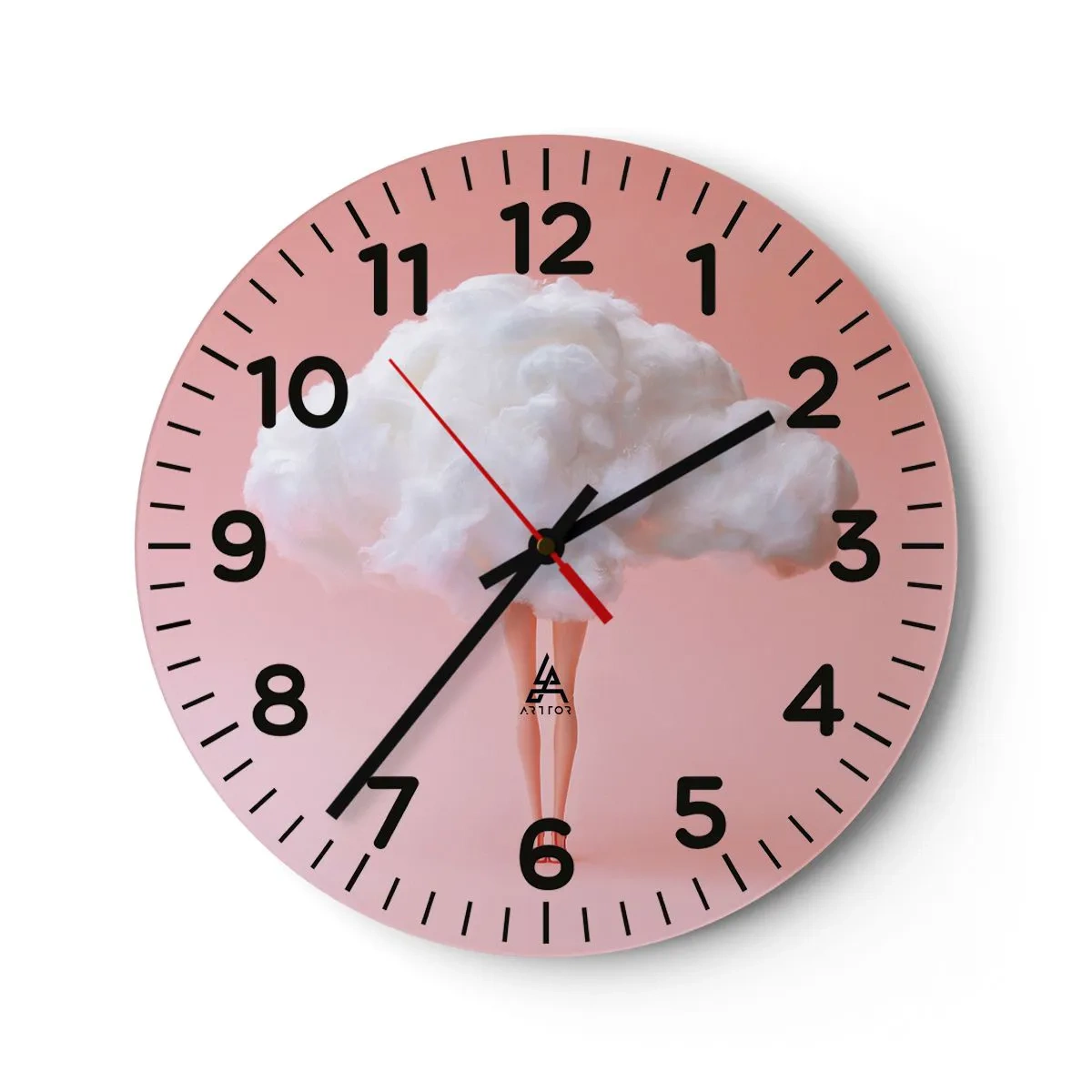 Horloge murale - Pendule murale - Douce promesse - 30x30 cm