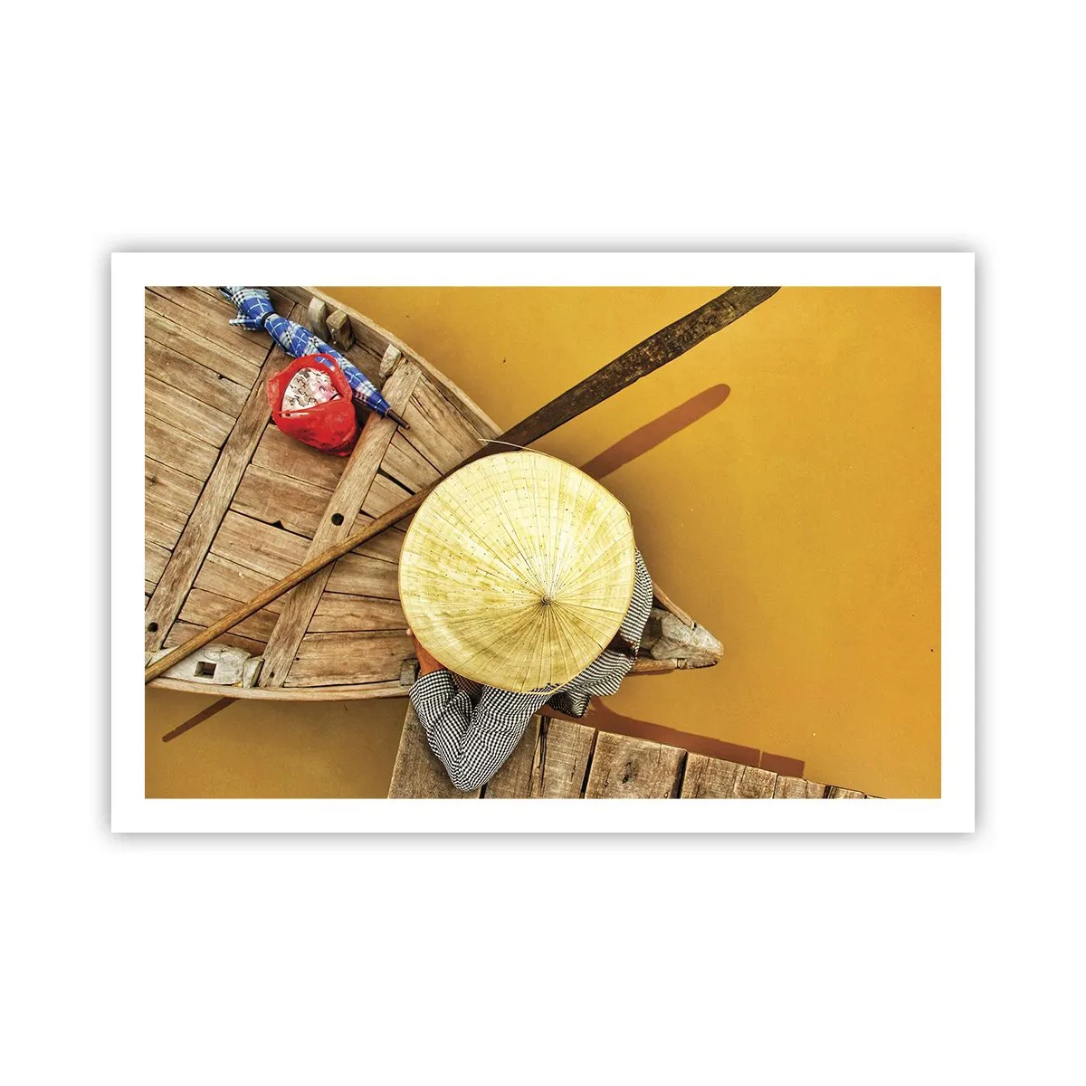 Affiche - Poster - La vie sur le fleuve Jaune - 91x61 cm