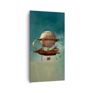 Impression sur toile - Image sur toile - Jules Verne vous salue - 65x120 cm