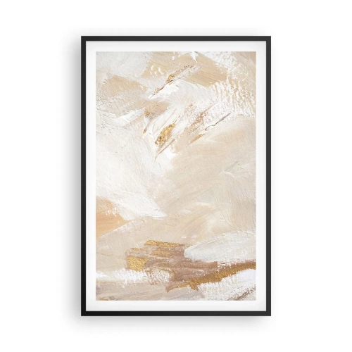 Affiche dans un cadre noir - Poster - Composition pastel - 61x91 cm