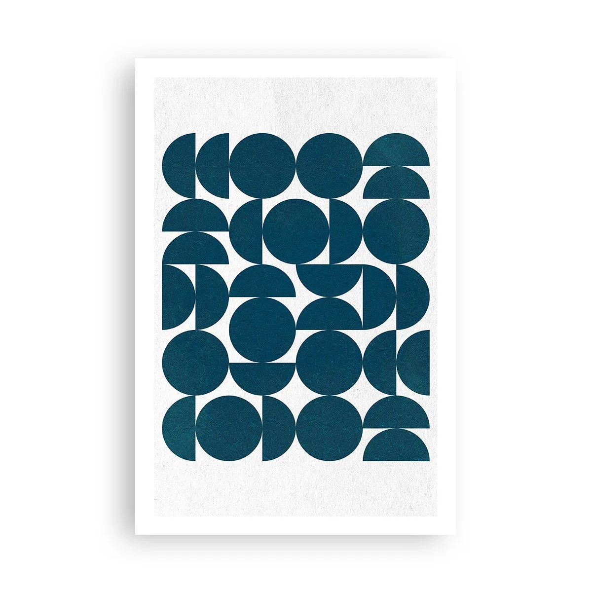 Affiche - Poster - Cercles et demi-cercles - 61x91 cm