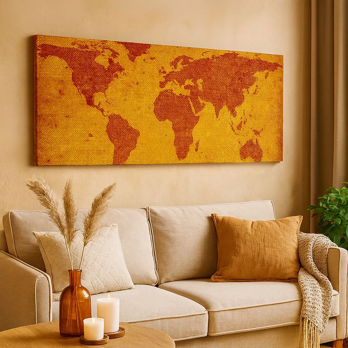 Impression sur toile - Image sur toile - Invitation au voyage - 100x40 cm