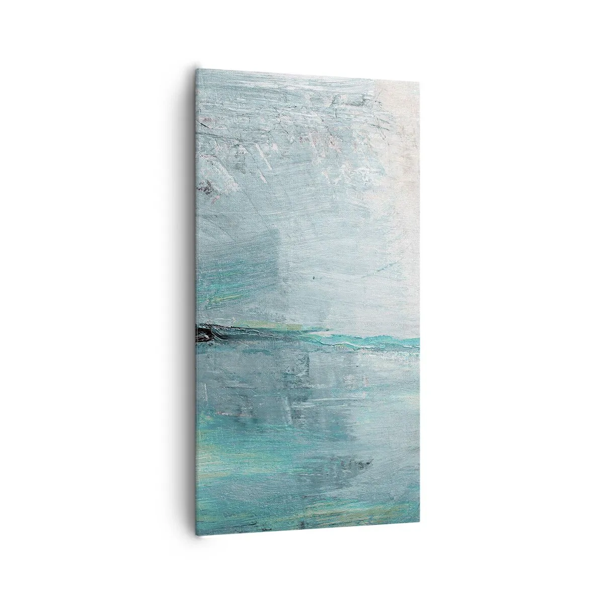 Impression sur toile - Image sur toile - Horizontalement en bleu - 65x120 cm
