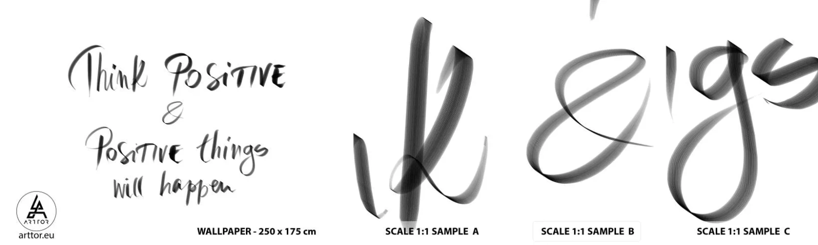 Échantillon De Papier Peint Standard Eco - Comment vivre? - Typographie, Affirmation, Maxime - 100x30 cm