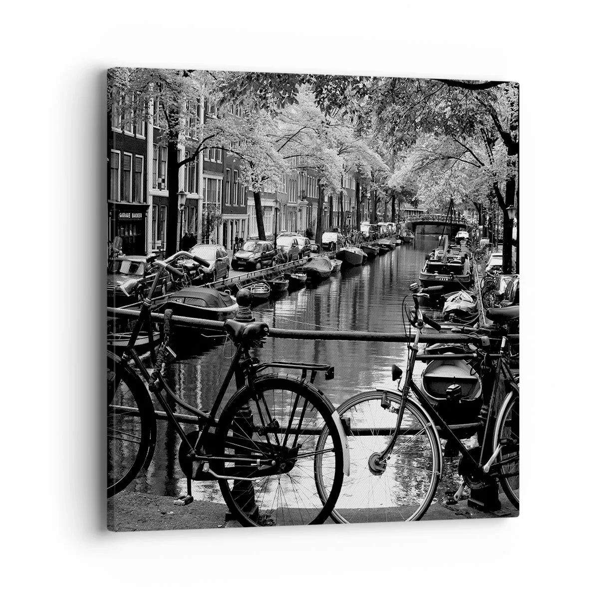 Impression sur toile - Image sur toile - Une vue très hollandaise - 40x40 cm