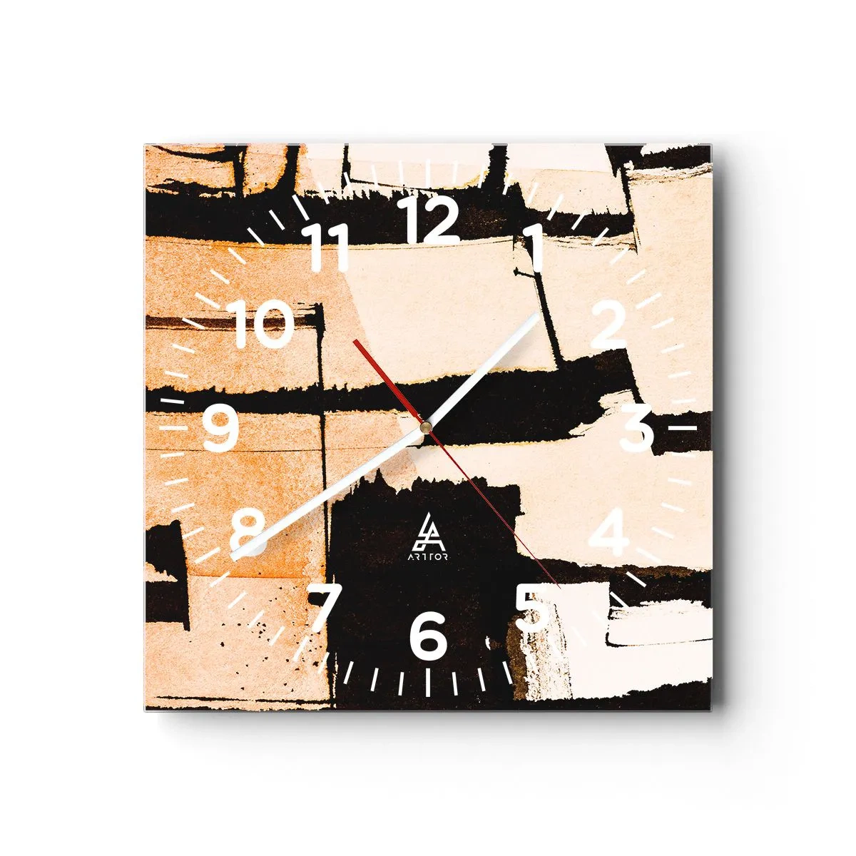 Horloge murale - Pendule murale - De l’ordre malgré tout - 30x30 cm