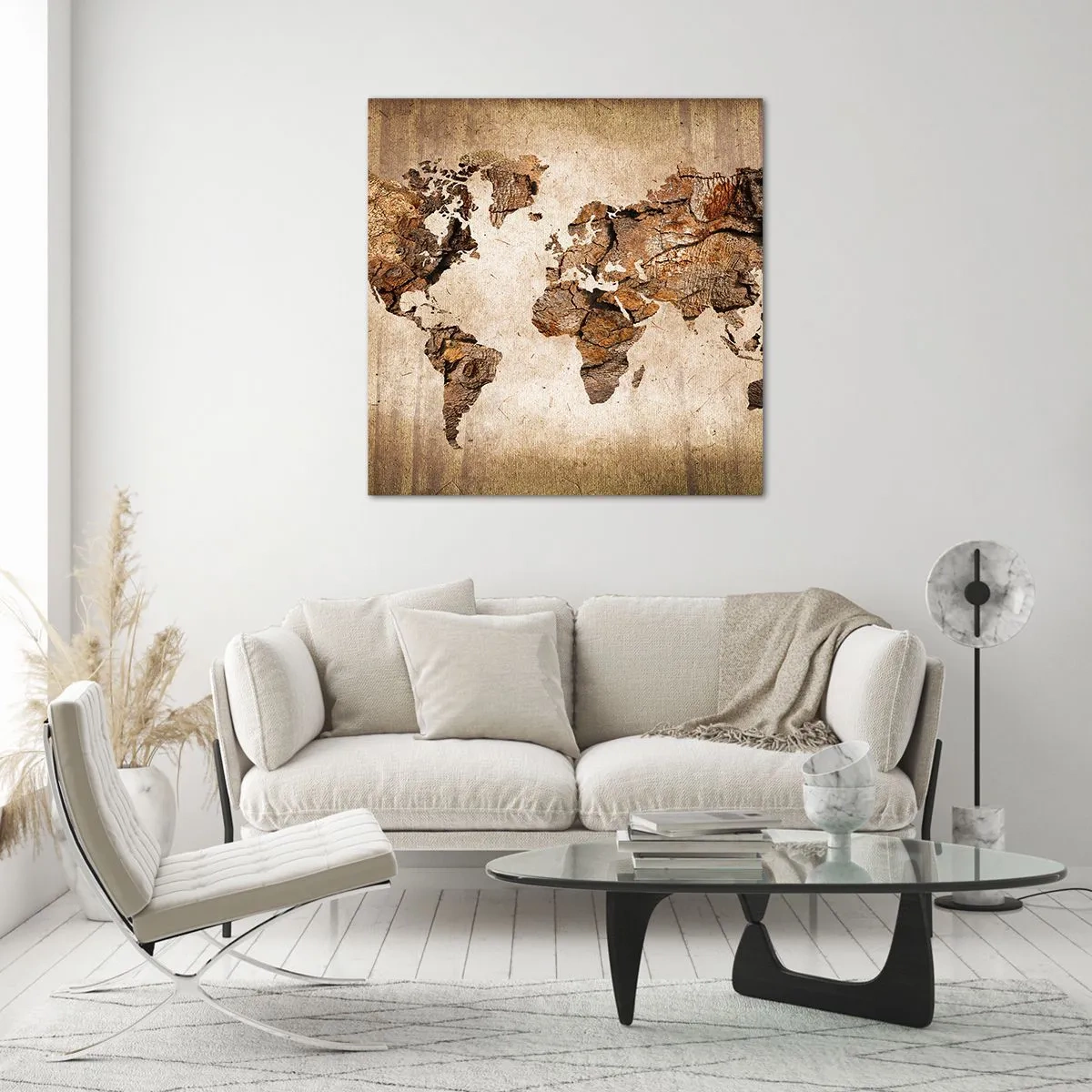 Impression sur verre - Image sur verre - Découverte du monde - 50x50 cm