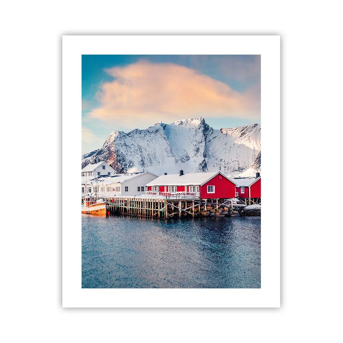 Affiche - Poster - Retraite dans le nord - 40x50 cm