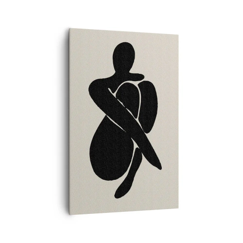 Impression sur toile - Image sur toile - Dans ses propres bras - 80x120 cm